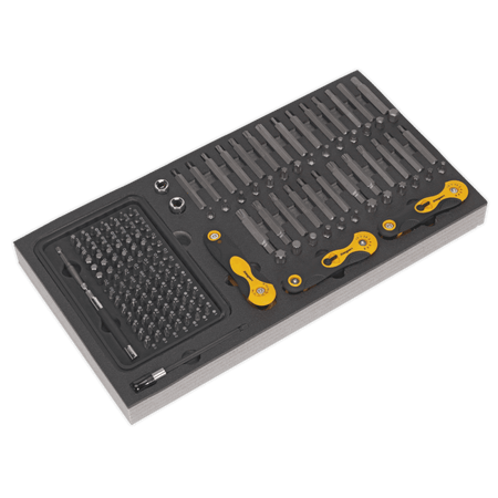 Tool Tray with Specialised Bits & Folding Hex Keys 192pc Model No- 22244