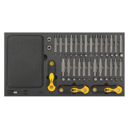 Tool Tray with Specialised Bits & Folding Hex Keys 192pc Model No- 22244