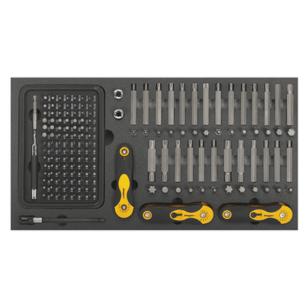 Tool Tray with Specialised Bits & Folding Hex Keys 192pc Model No- 22244