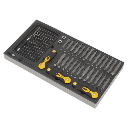 Tool Tray with Specialised Bits & Folding Hex Keys 192pc Model No- 22244