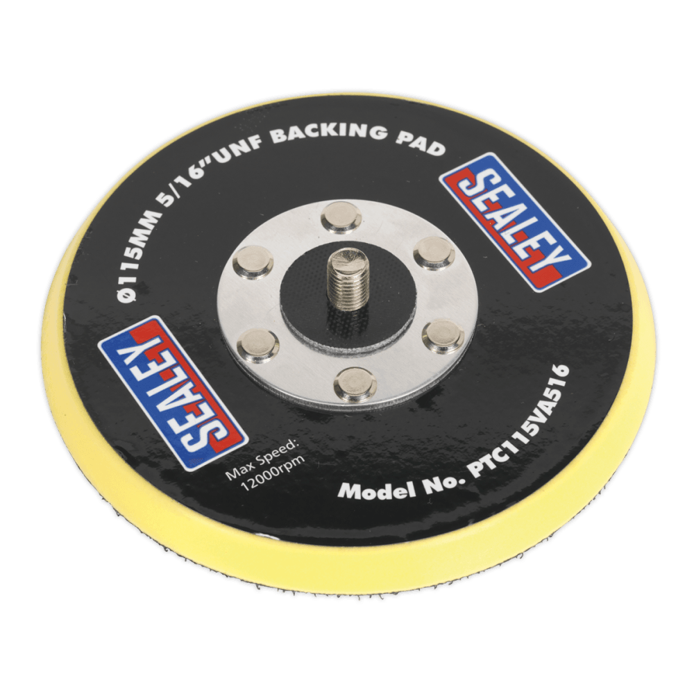 Hook & Loop Backing Pad 115mm 5/16"UNF Model No.-21662