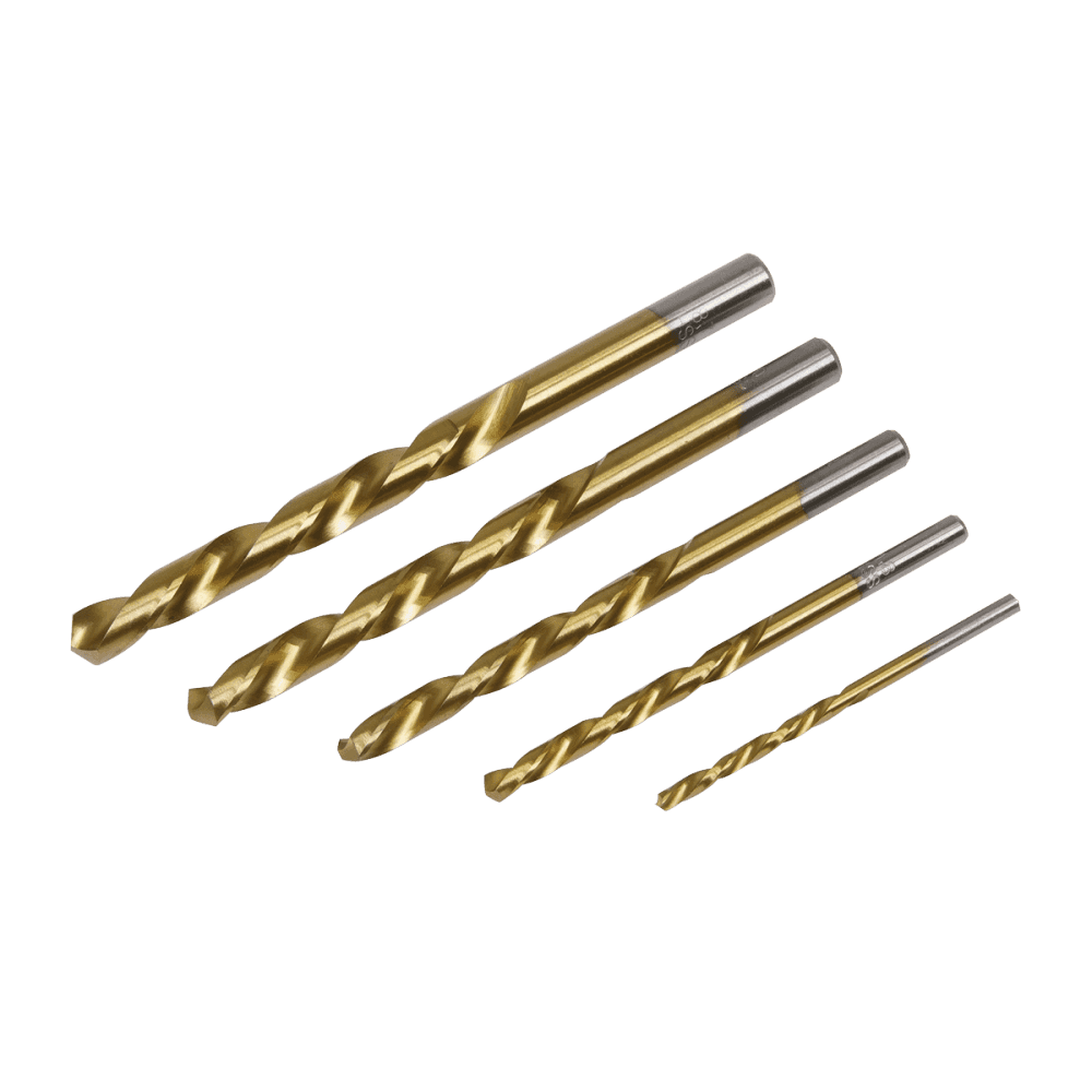 Left Hand Spiral Drill Bit Set 5pc Model No.-22009
