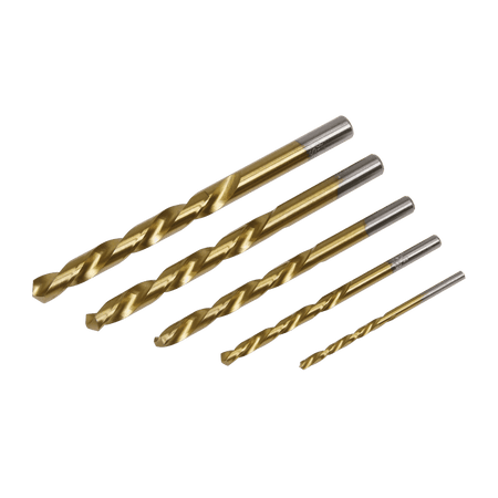 Left Hand Spiral Drill Bit Set 5pc Model No.-22009