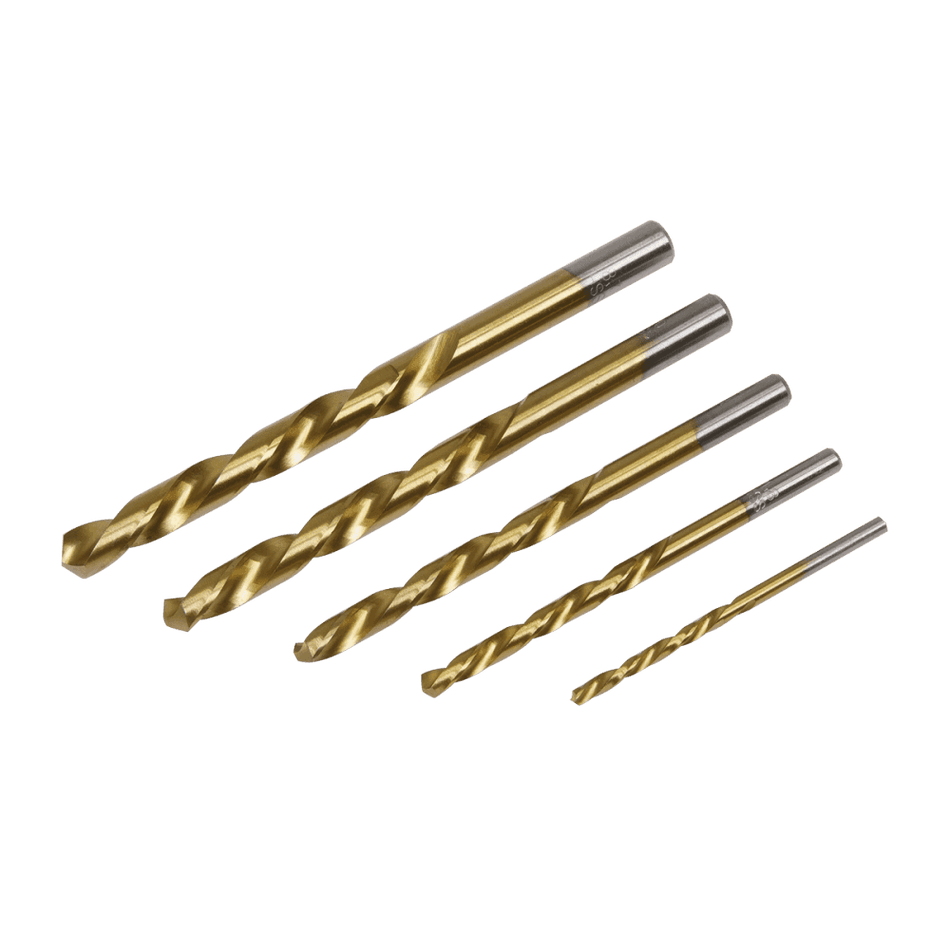 Left Hand Spiral Drill Bit Set 5pc Model No.-22009