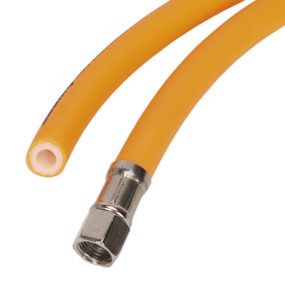 Air Hose 20mtr x 10mm Hybrid High Visibility with 1/4"BSP Unions Model No- AHHC2038