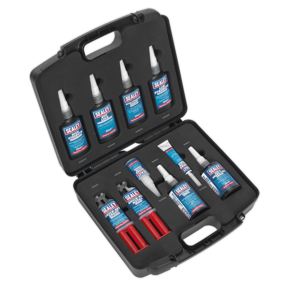 Adhesive & Sealant Kit 10pc Model No- SCSKIT1