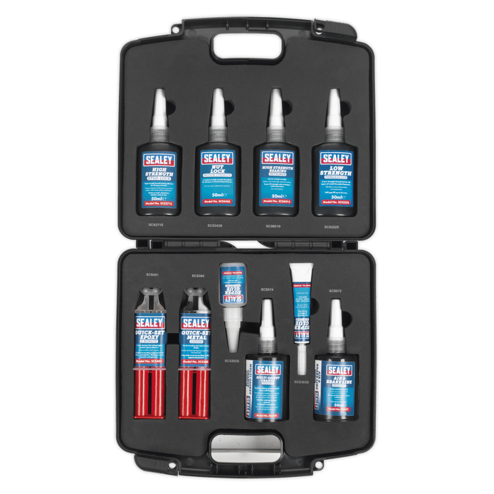 Adhesive & Sealant Kit 10pc Model No- SCSKIT1