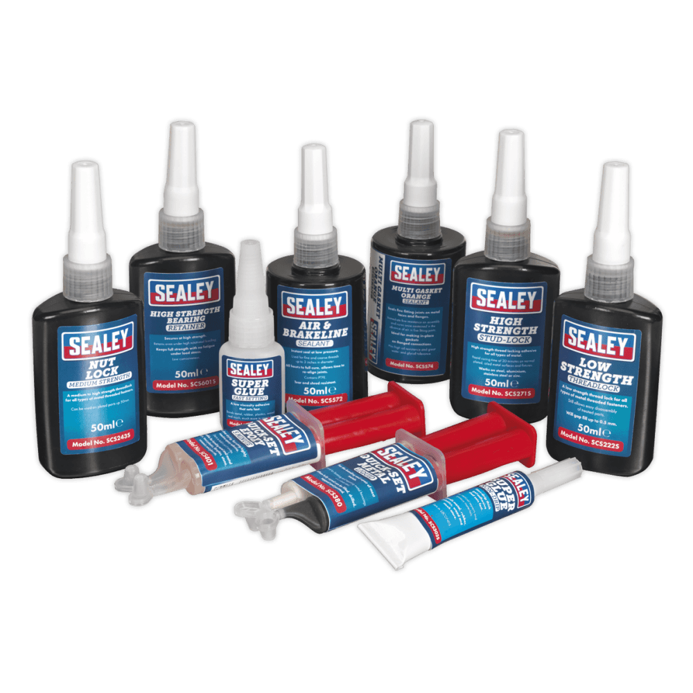 Adhesive & Sealant Kit 10pc Model No- SCSKIT1