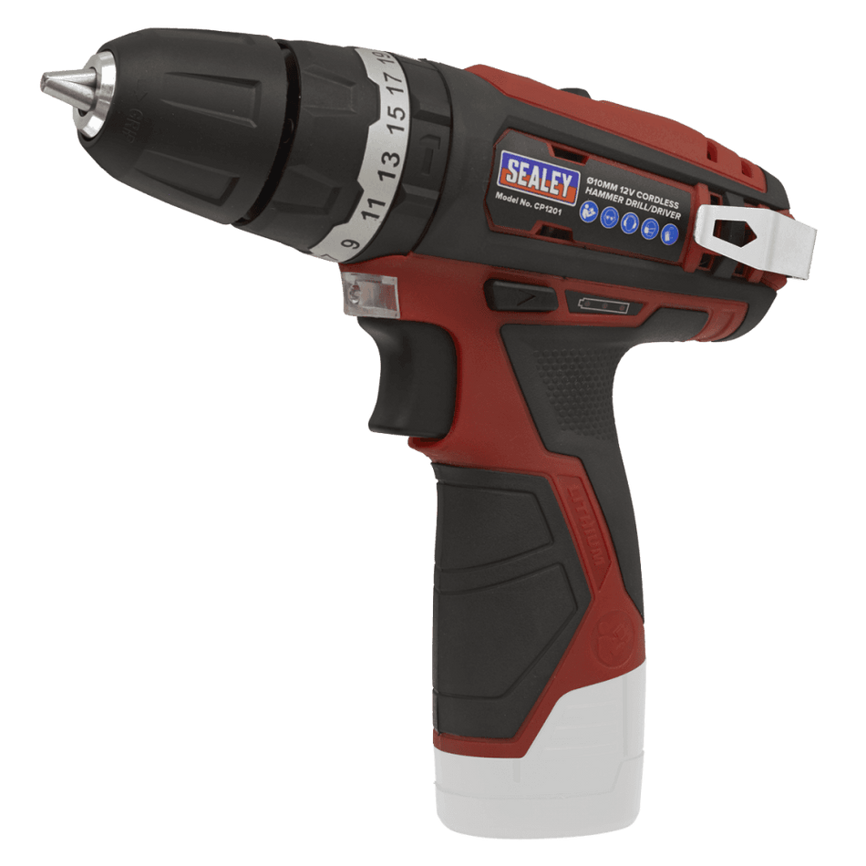 Hammer Drill/Driver 12V 10mm - Body Only Model No- CP1201
