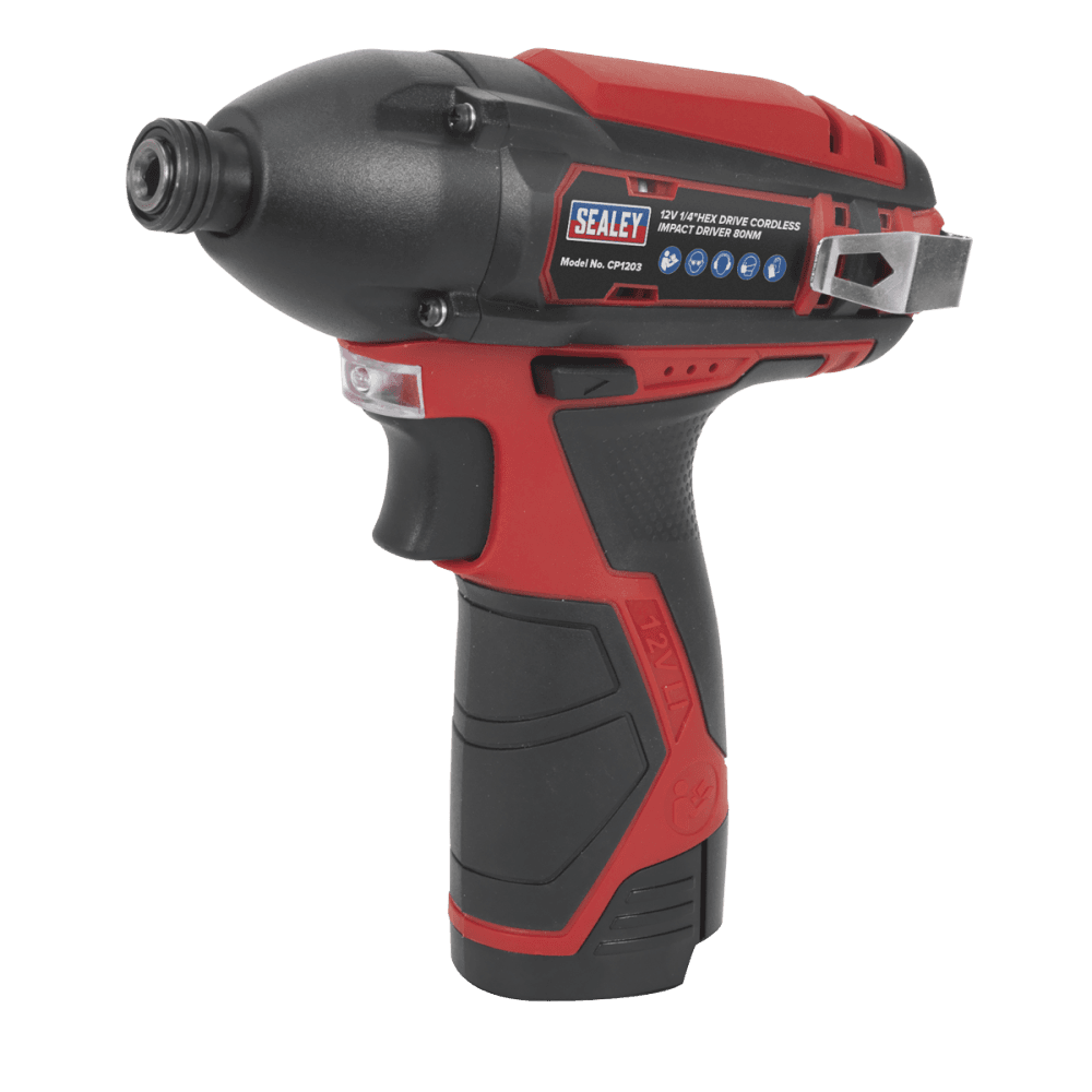 Impact Driver 12V 1/4" Hex Drive 80Nm - Body Only Model No- CP1203