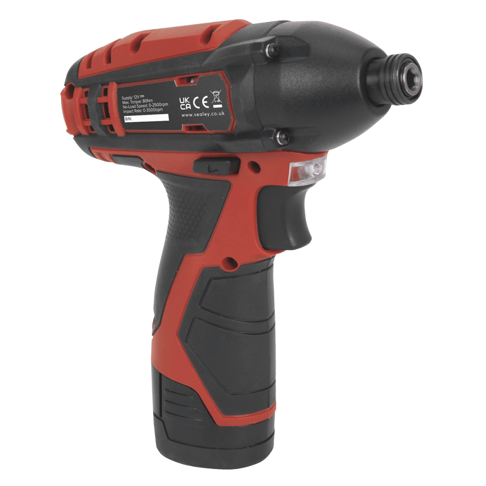 Impact Driver 12V 1/4" Hex Drive 80Nm - Body Only Model No- CP1203