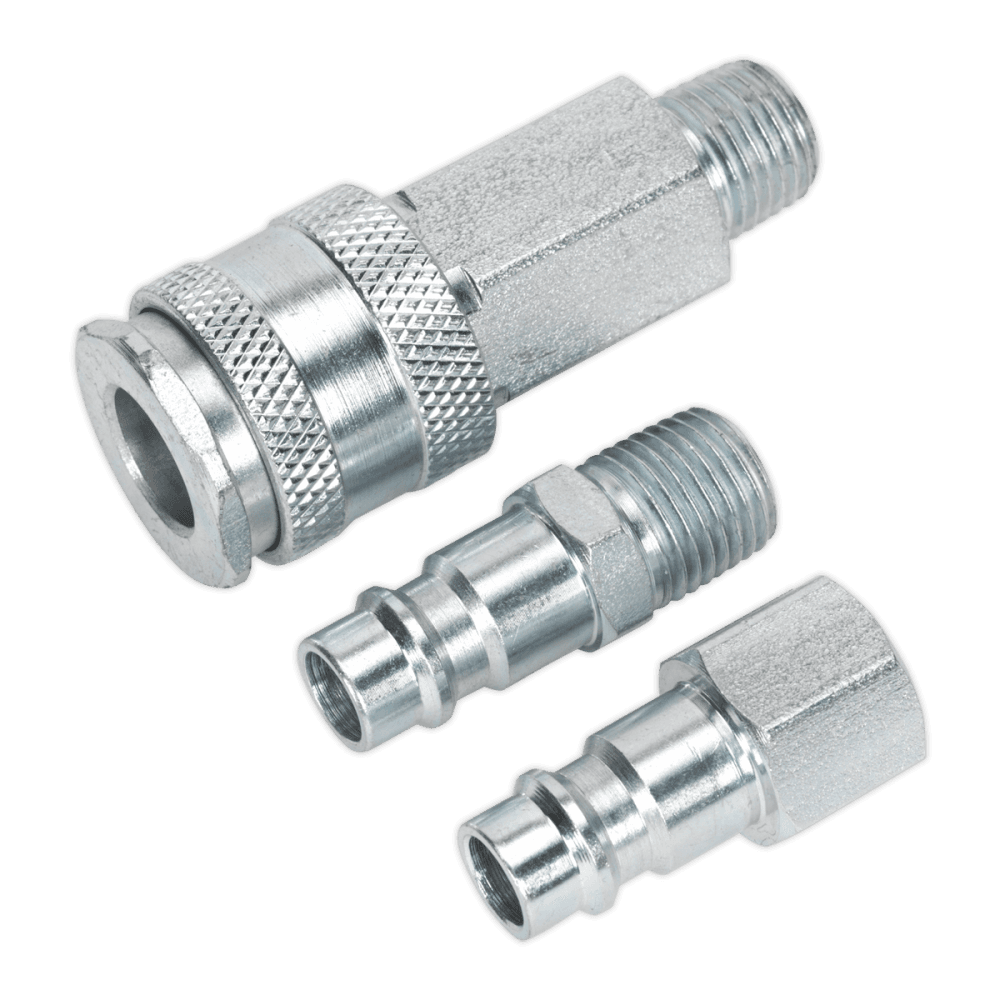 Air Tool Coupling Kit 1/4"BSP High Flow