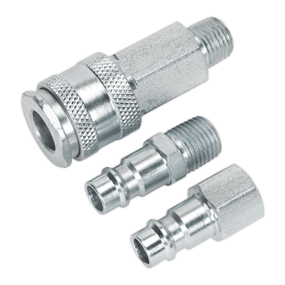 Air Tool Coupling Kit 1/4"BSP High Flow