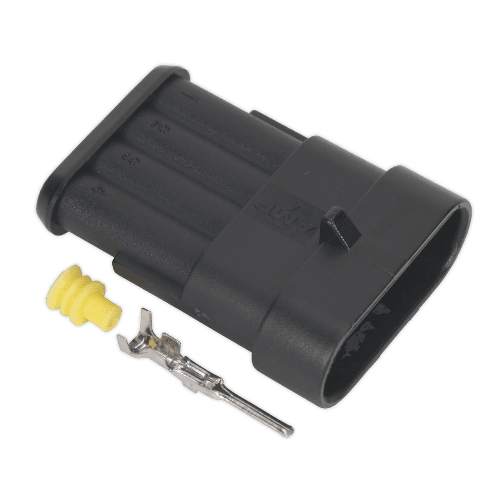 Superseal Male Connector 4-Way Pack of 3 Model No- 22468