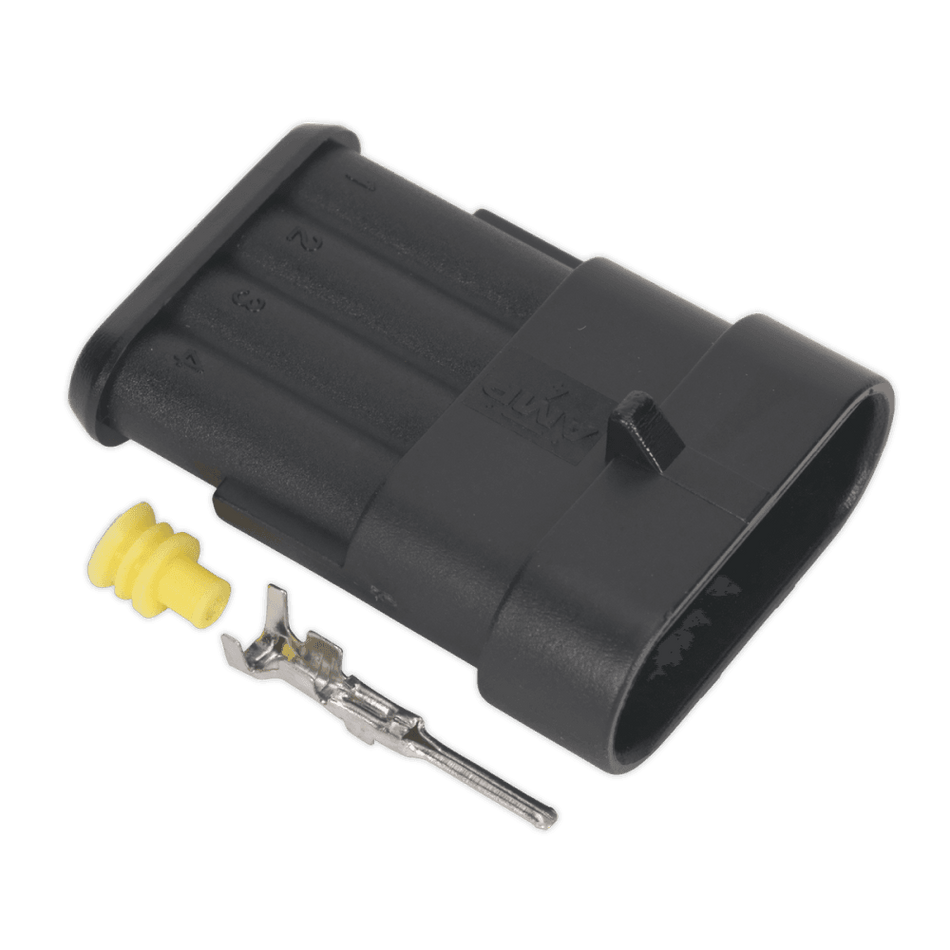 Superseal Male Connector 4-Way Pack of 3 Model No- 22468