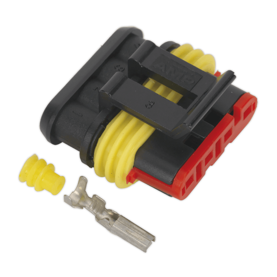 Superseal Female Connector 4-Way Pack of 3 Model No- 22467
