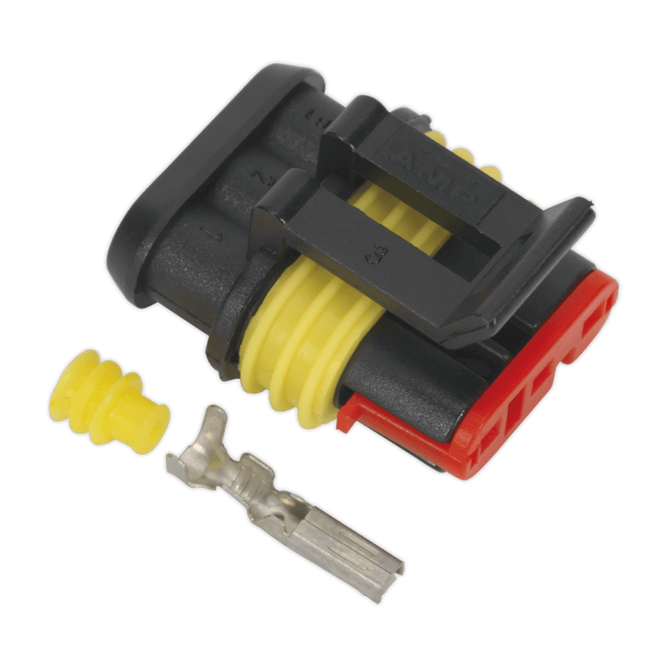 Superseal Female Connector 3-Way Pack of 5 Model No- 22464