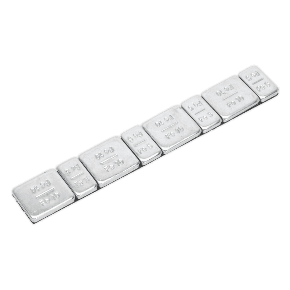 Wheel Weight 5 & 10g Adhesive Zinc Plated Steel Strip of 8 (4 x Each Weight) Pack of 100 Model No- 22331