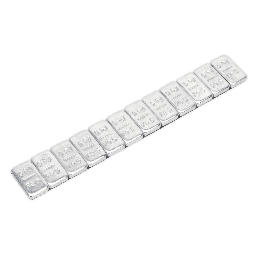 Wheel Weight 5g Adhesive Zinc Plated Steel Strip of 12 Pack of 100 Model No- 22329