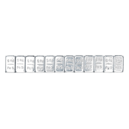 Wheel Weight 5g Adhesive Zinc Plated Steel Strip of 12 Pack of 100 Model No- 22329