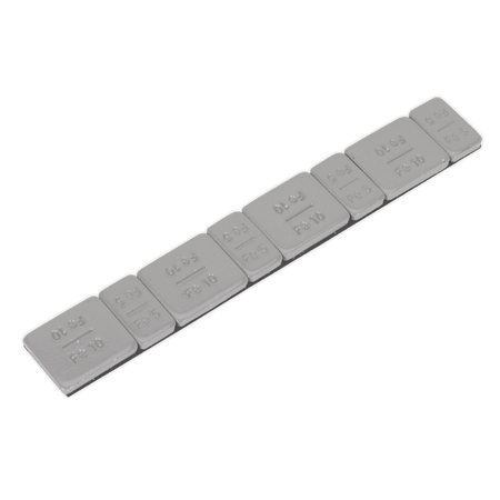 Wheel Weight 5 & 10g Adhesive Zinc Plated Steel Plastic Coated Strip of 8 (4 x Each Weight) Pack of 100 Model No- 22333