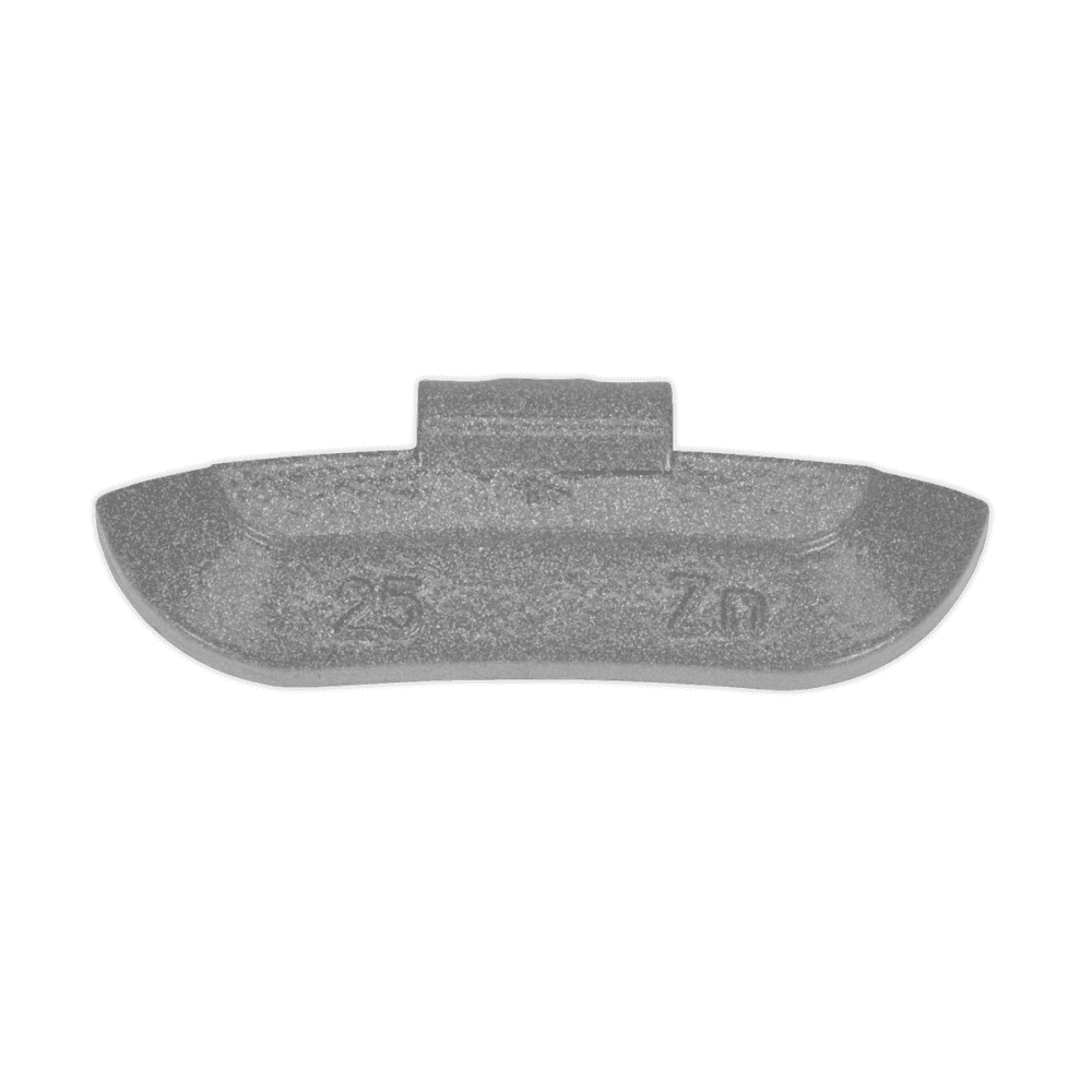 Wheel Weight 25g Hammer-On Zinc for Steel Wheels Pack of 100 Model No- 22322