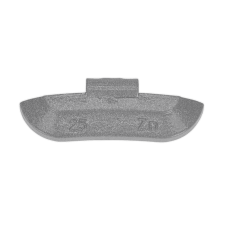 Wheel Weight 25g Hammer-On Zinc for Steel Wheels Pack of 100 Model No- 22322