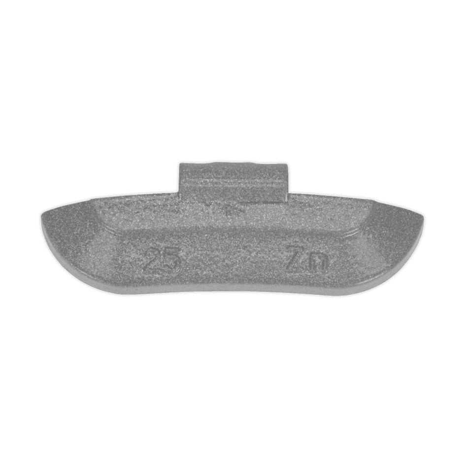 Wheel Weight 25g Hammer-On Zinc for Steel Wheels Pack of 100 Model No- 22322