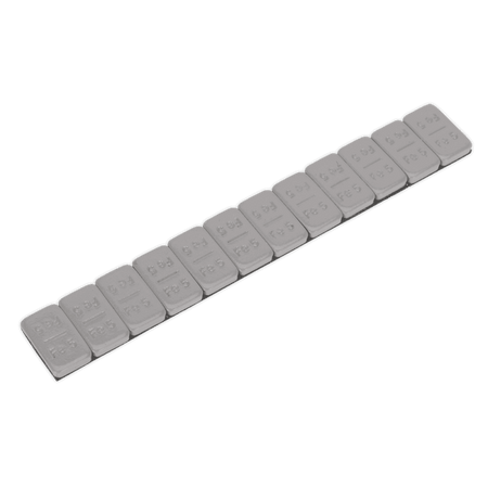 Wheel Weight 5g Adhesive Zinc Plated Steel Plastic Coated Strip of 12 Pack of 100 Model No- 22328