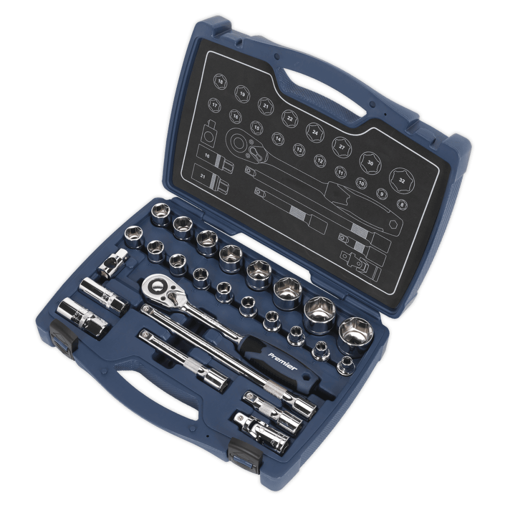 Premier Socket Set 1/2"Sq Drive 26pc : Model No- 22431