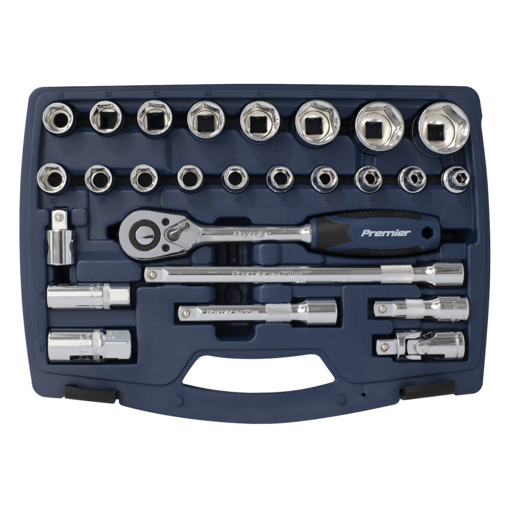 Premier Socket Set 1/2"Sq Drive 26pc : Model No- 22431