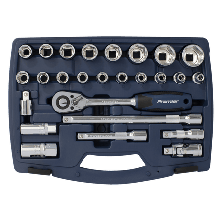 Premier Socket Set 1/2"Sq Drive 26pc : Model No- 22431
