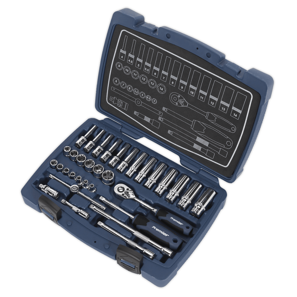Premier Socket Set 1/4"Sq Drive 33pc : Model No- 22429