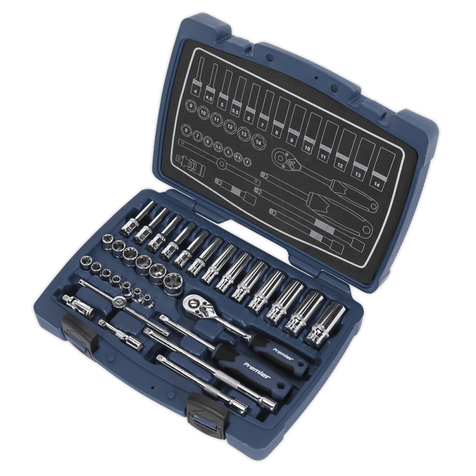 Socket Set 33pc 1/4"Sq Drive 6pt WallDriveÂ¶Ã· Metric Model No- 22429