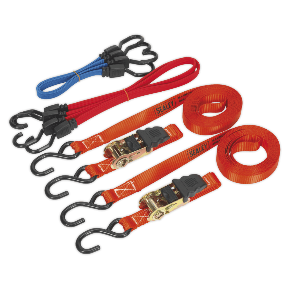 Tie Down & Bungee Cord Set 6pc Model No- 22483