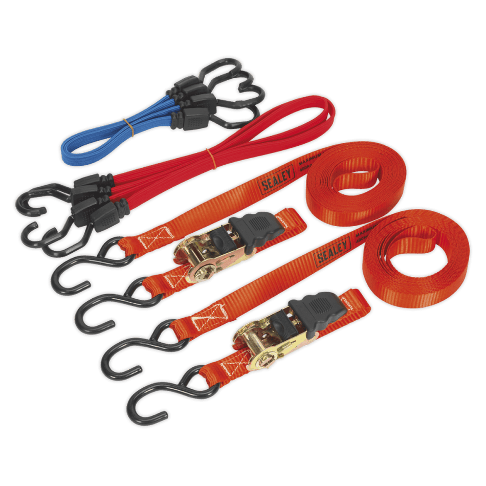 Tie Down & Bungee Cord Set 6pc Model No- 22483