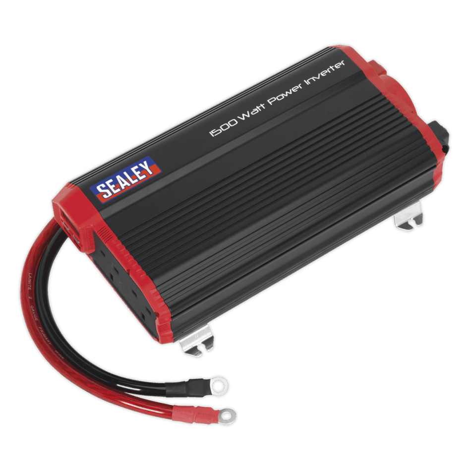 Power Inverter Modified Sine Wave 1500W 12V DC - 230V 50Hz Model No- 22235