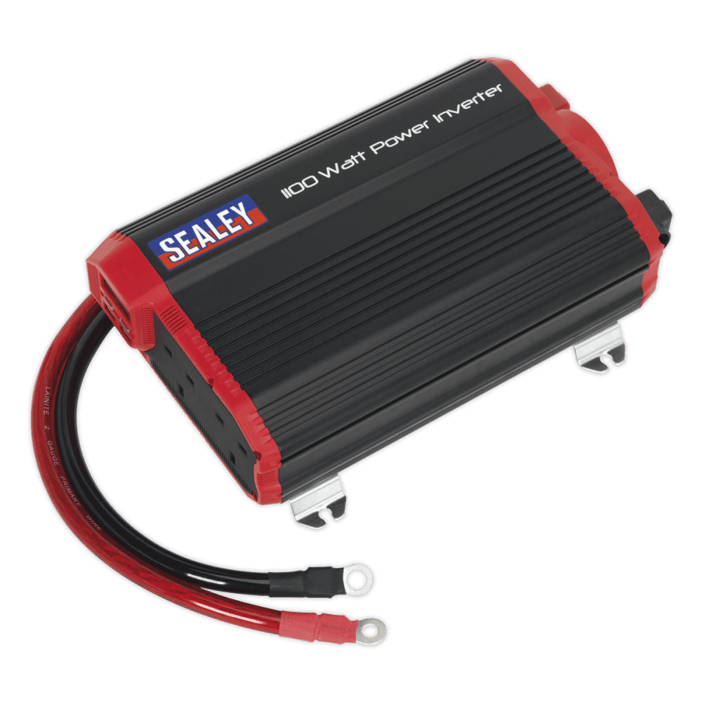 Power Inverter Modified Sine Wave 1100W 12V DC - 230V 50Hz Model No- 22233