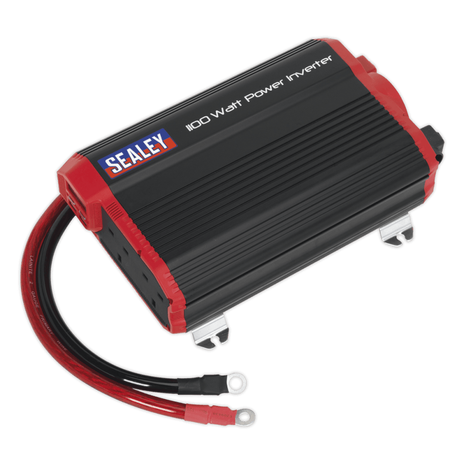 Power Inverter Modified Sine Wave 1100W 12V DC - 230V 50Hz Model No- 22233