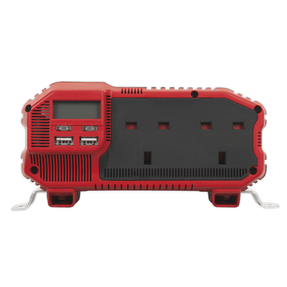 Power Inverter Modified Sine Wave 1100W 12V DC - 230V 50Hz Model No- 22233
