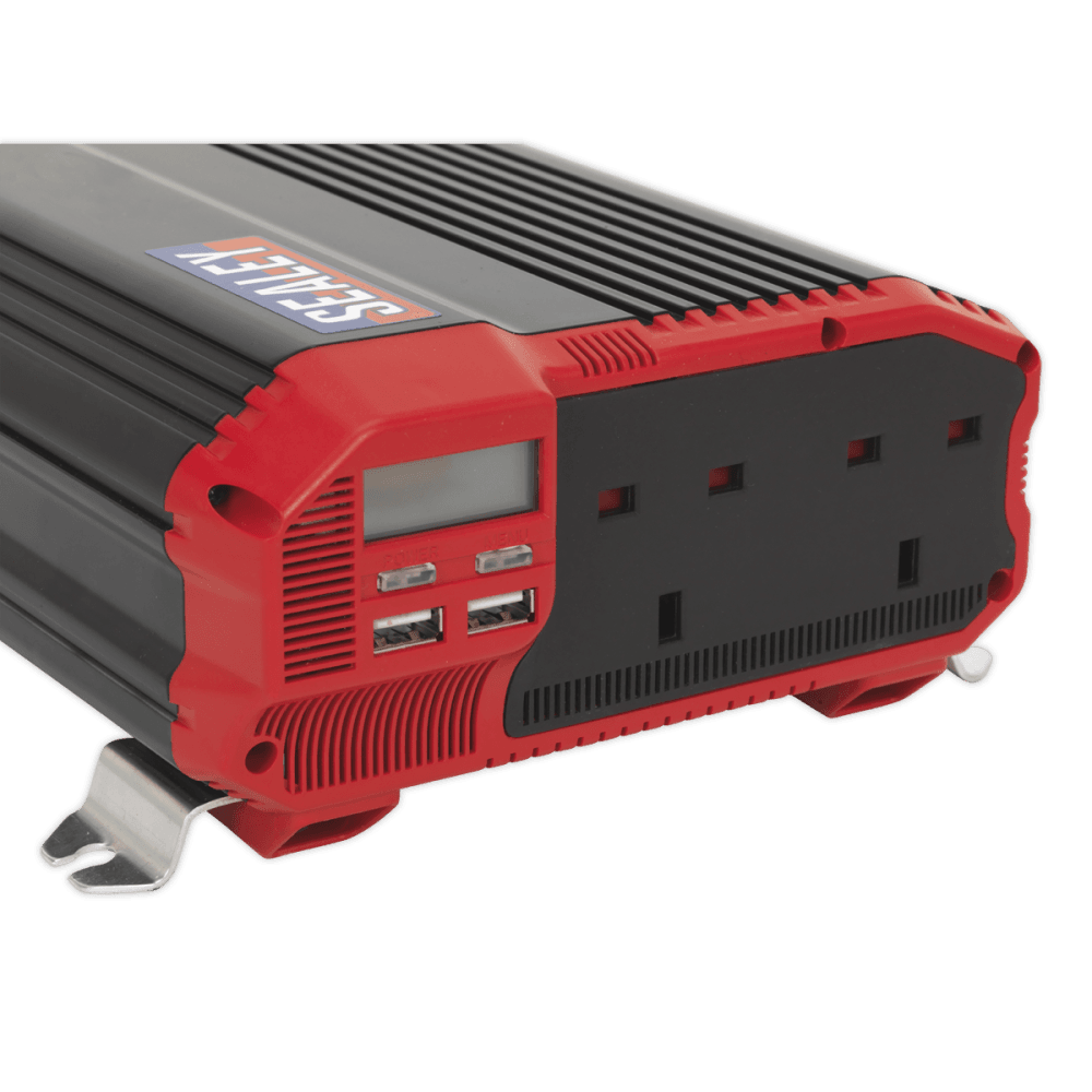 Power Inverter Modified Sine Wave 1100W 12V DC - 230V 50Hz Model No- 22233