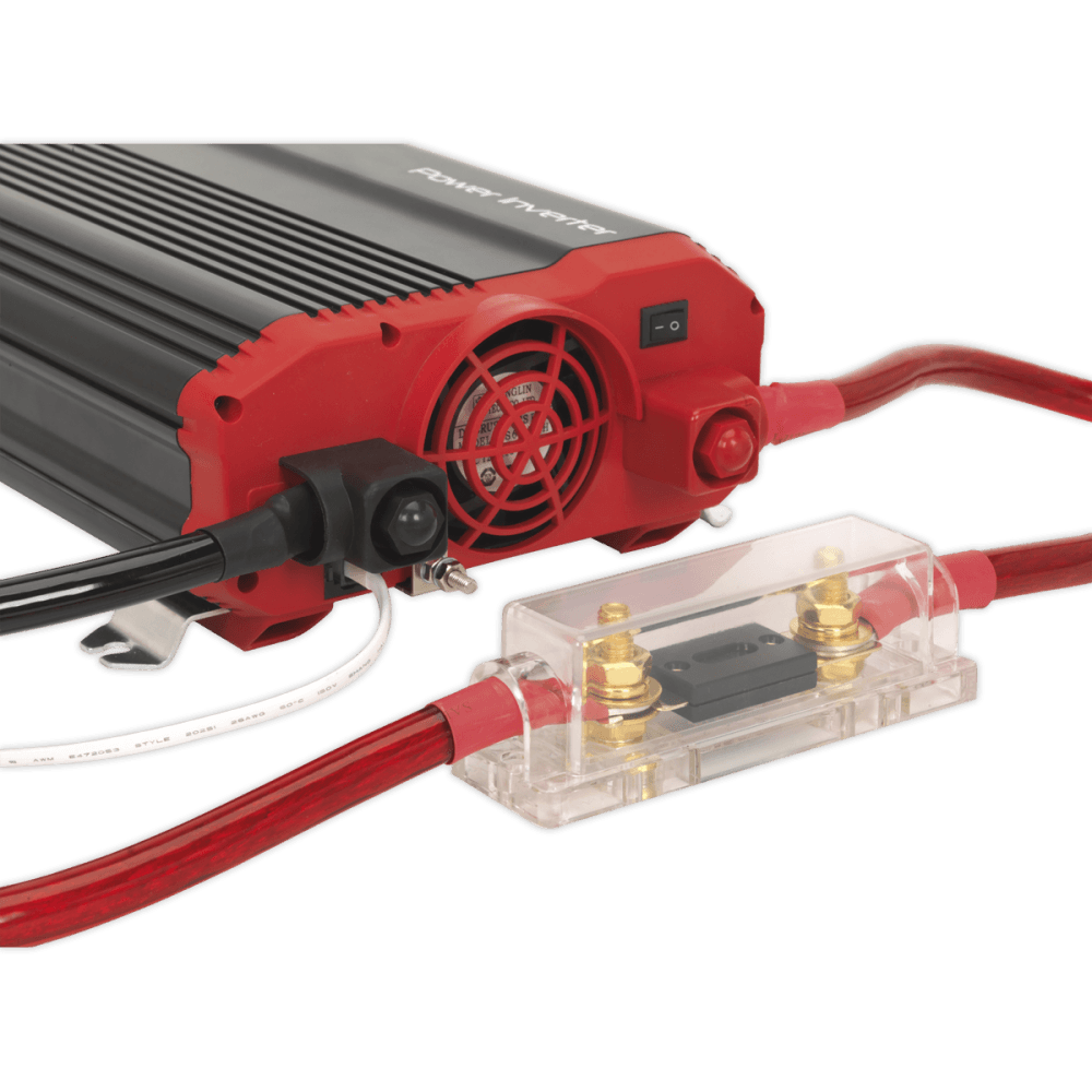Power Inverter Modified Sine Wave 1100W 12V DC - 230V 50Hz Model No- 22233