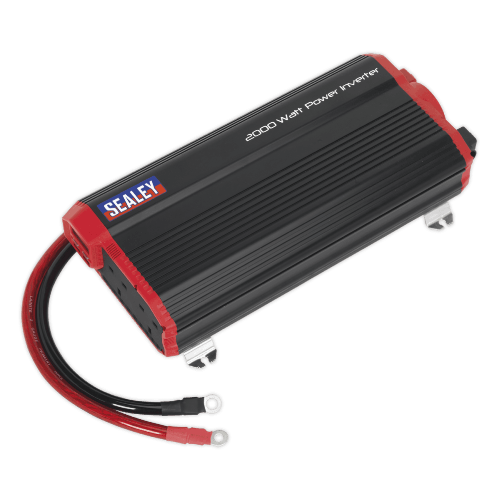 Power Inverter Modified Sine Wave 2000W 12V DC - 230V 50Hz Model No- 22234