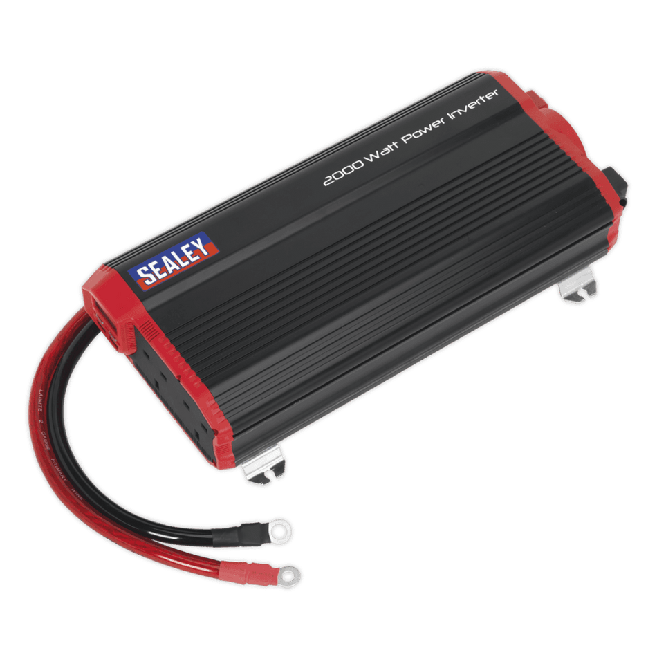 Power Inverter Modified Sine Wave 2000W 12V DC - 230V 50Hz Model No- 22234