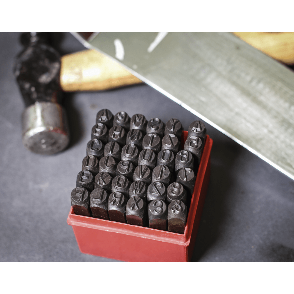 Letter & Number Punch Set 36pc 8mm Model No- 22300