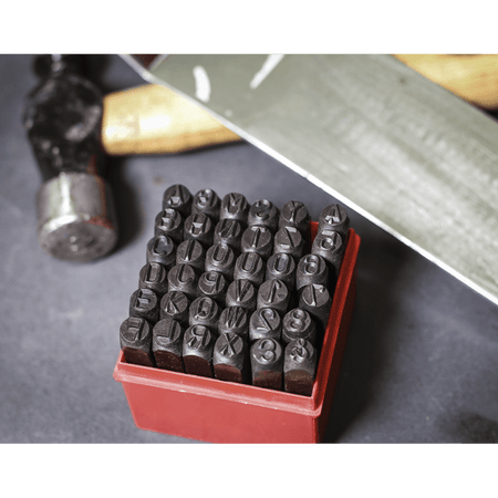 Letter & Number Punch Set 36pc 8mm Model No- 22300