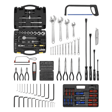 Topchest 5 Drawer with Ball Bearing Slides - Black & 230pc Tool Kit Model No- 22509
