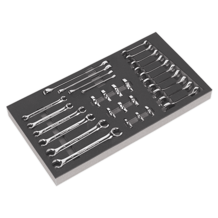 Tool Chest Combination 16 Drawer with Ball Bearing Slides - Black/Grey & 420pc Tool Kit Model No- 22349