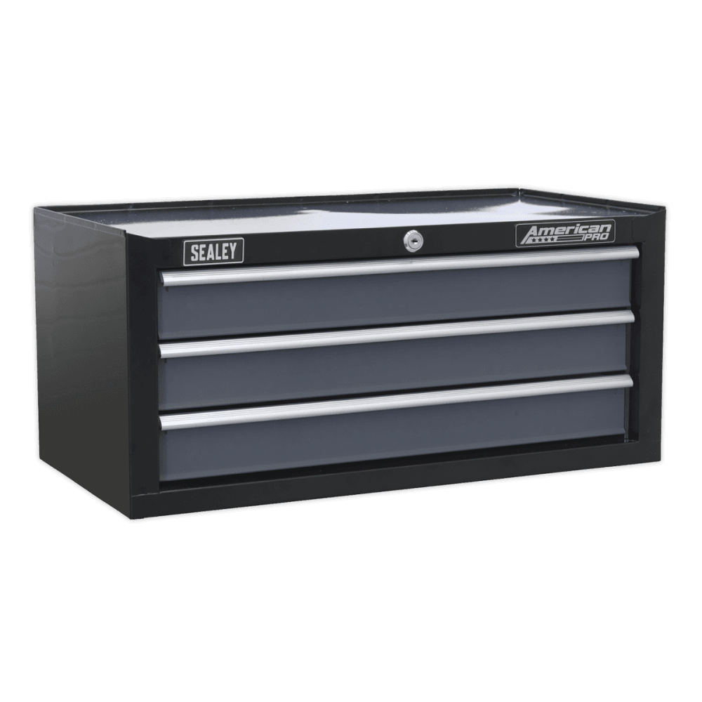Tool Chest Combination 16 Drawer with Ball Bearing Slides - Black/Grey & 420pc Tool Kit Model No- 22349