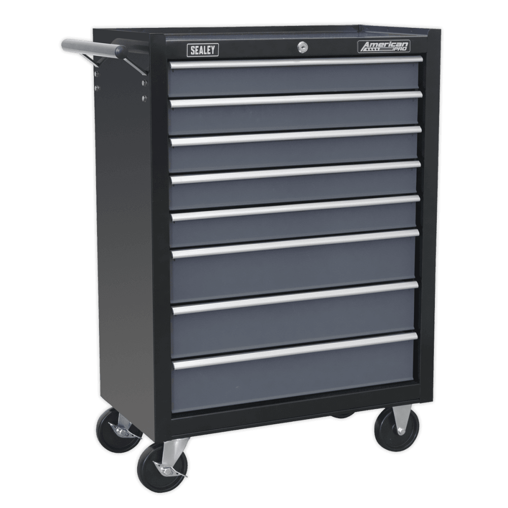 Tool Chest Combination 16 Drawer with Ball Bearing Slides - Black/Grey & 420pc Tool Kit Model No- 22349